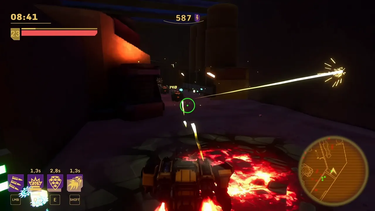 Firefight against a swarm of bots